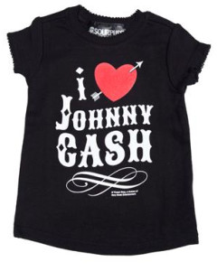 Johnny Cash T-shirt til baby | I Heart